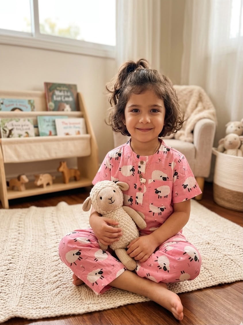 Suzy Sheep Unisex Night suit
