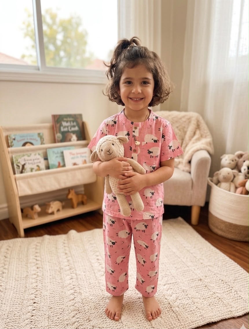 Suzy Sheep Unisex Night suit