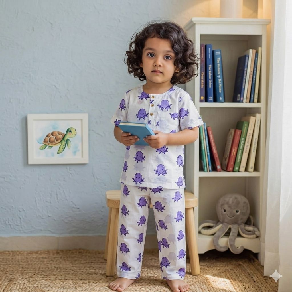 Octopus Unisex Night suit