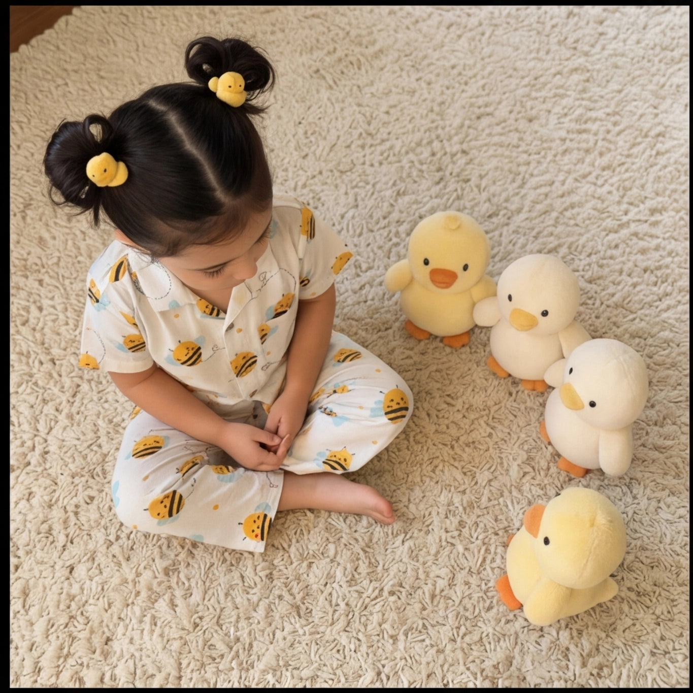 Bumble Bee Half Sleeve Night suit