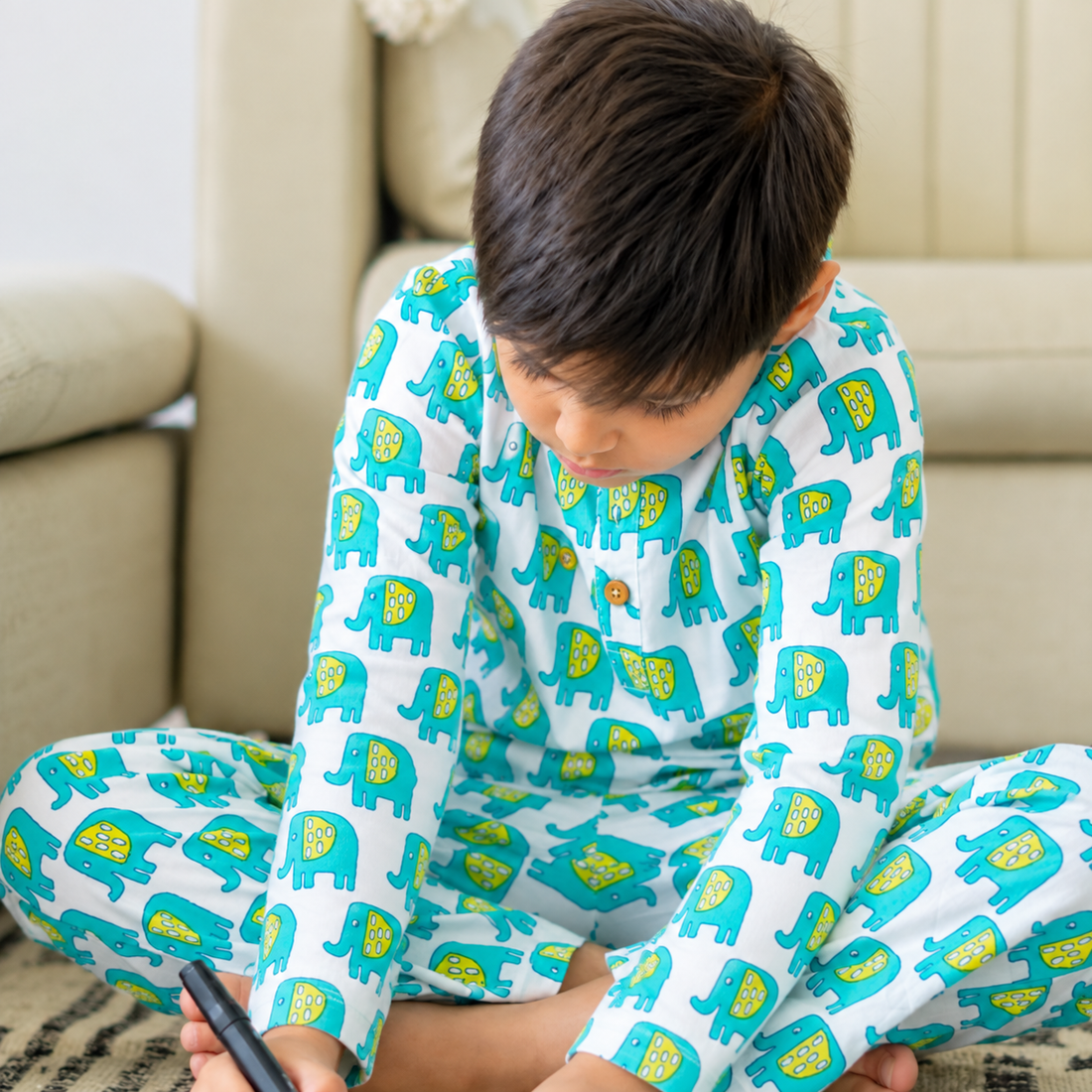 Manny  Unisex Night Suit