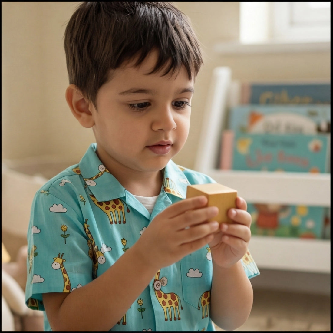 GG Giraffe Half Sleeve Night suit